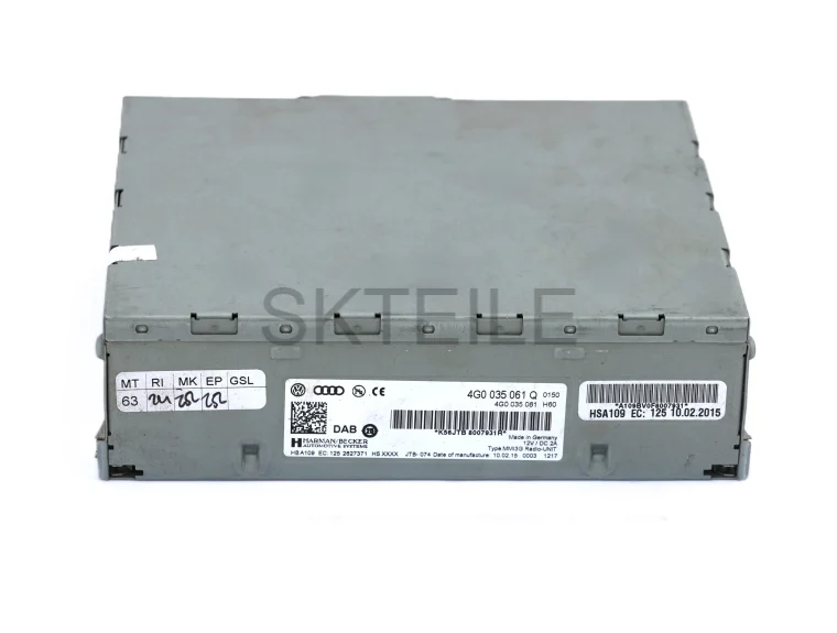 Jednotka autorádia FM/AM + digitalní příjem radia DAB 4G0035061Q